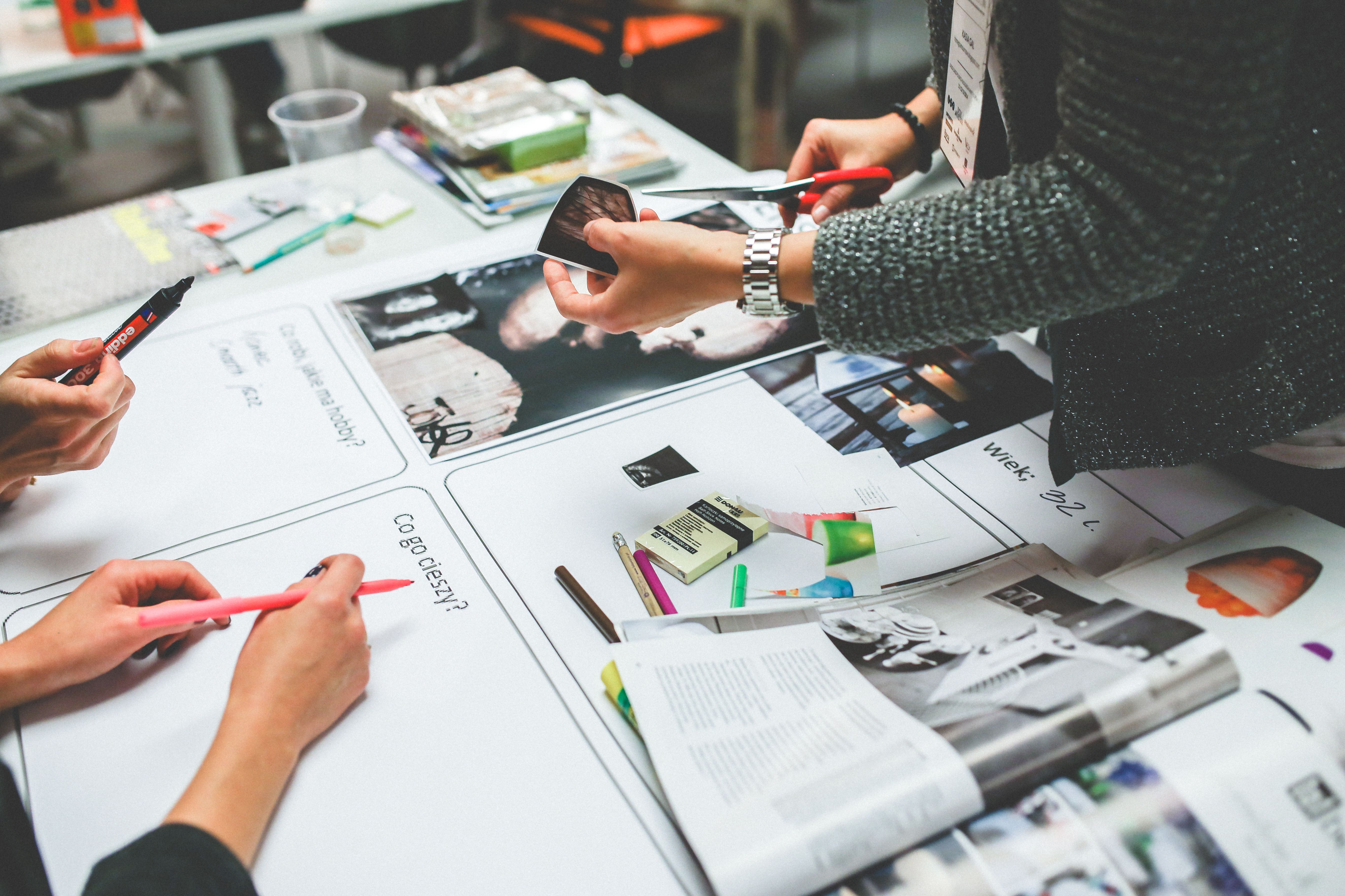 Agency workspace prepared for campaign planning and creator research